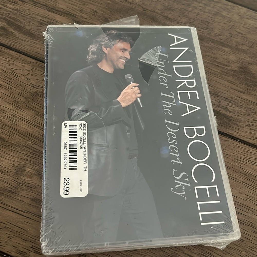 Andrea Bocelli Under The Desert Sky CD/DVD BRAND NEW SEALED CD